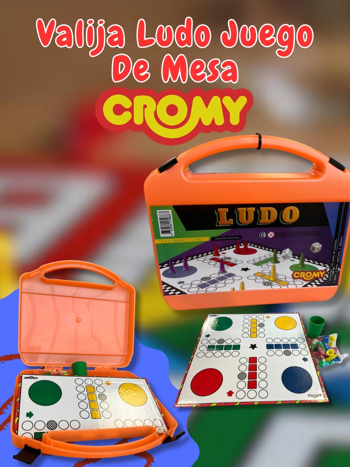Valija Ludo Juego De Mesa Cromy