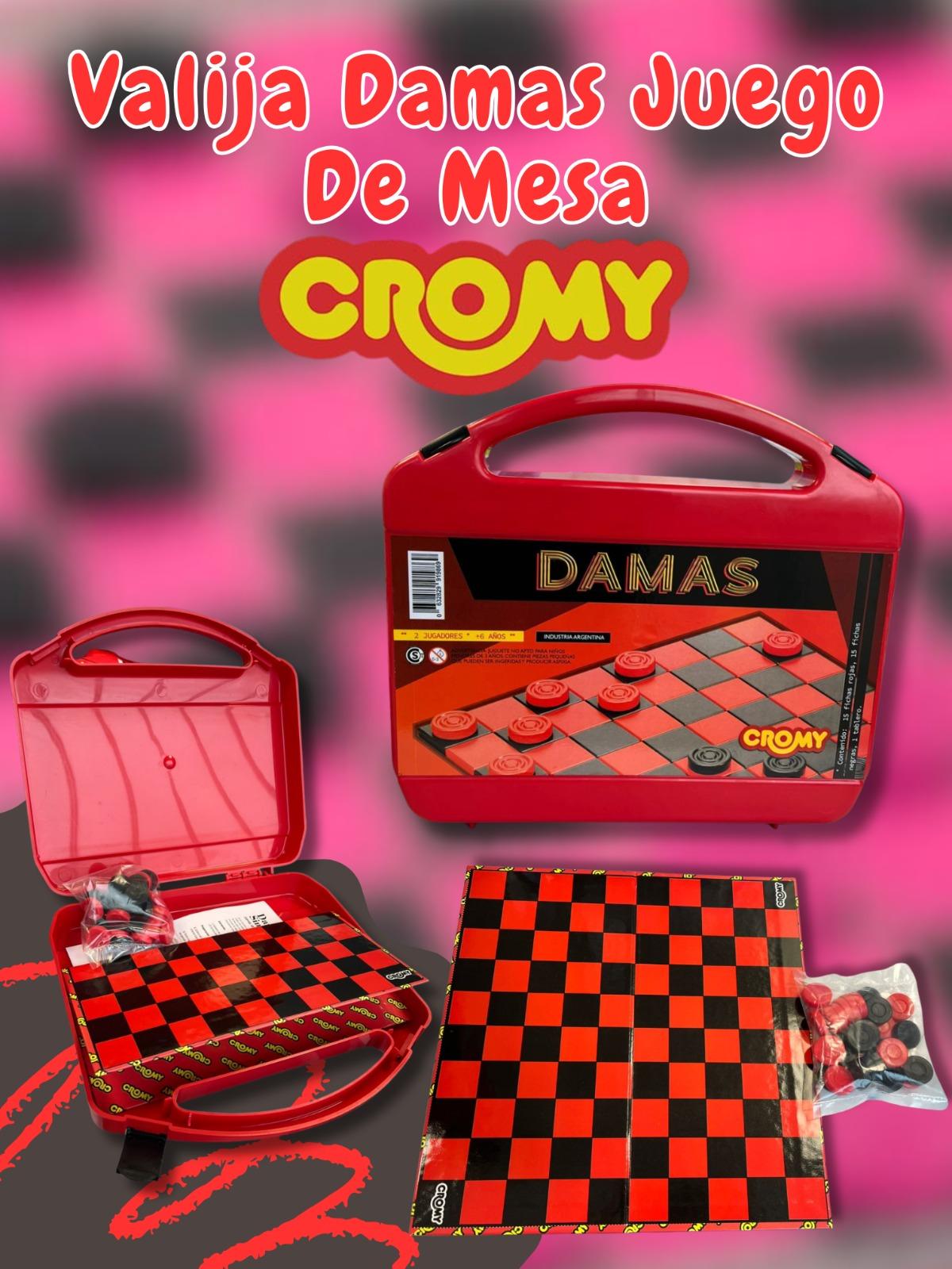 Valija Damas Juego De Mesa Cromy