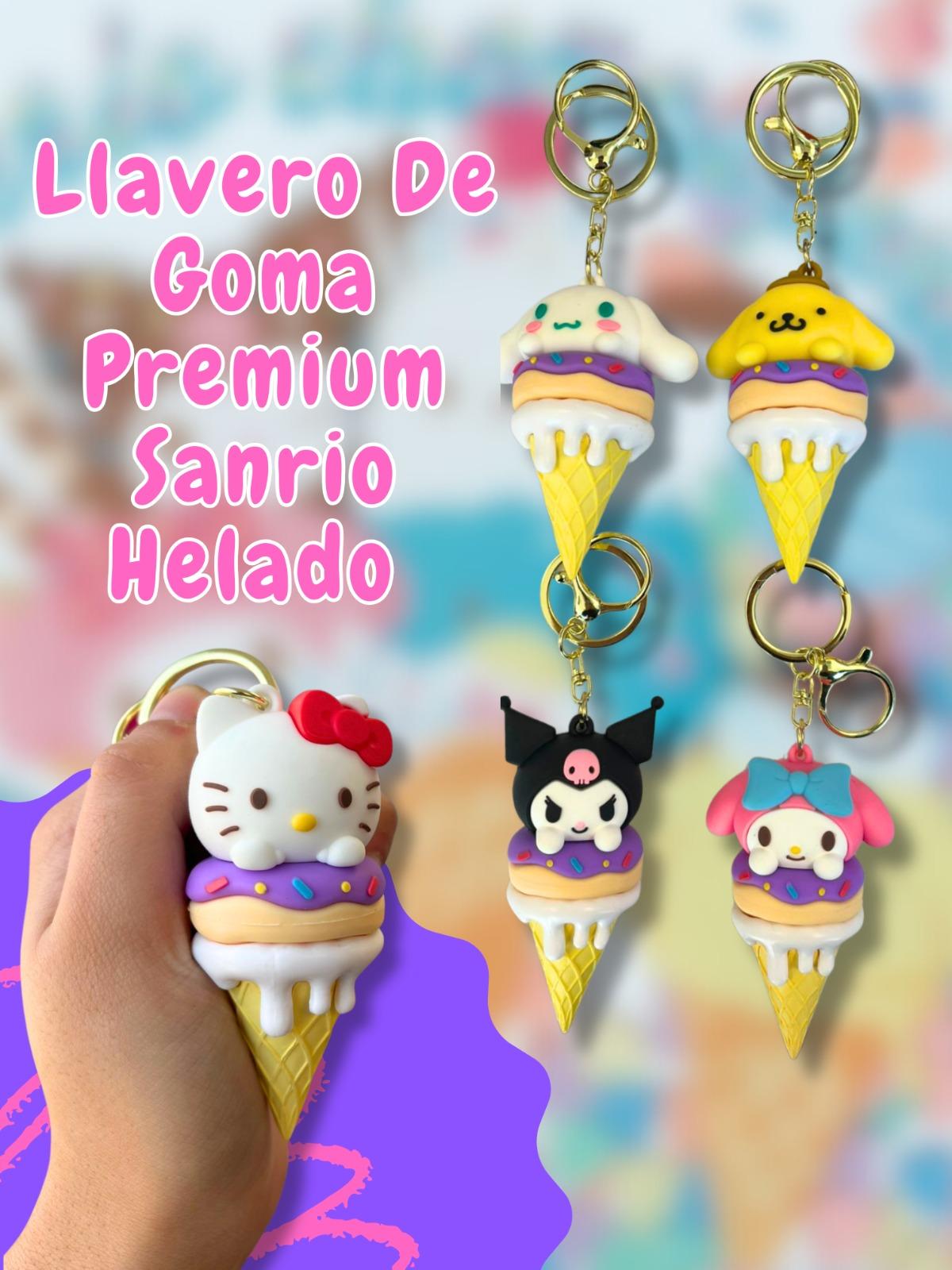 Llavero De Goma Premium Sanrio Helado
