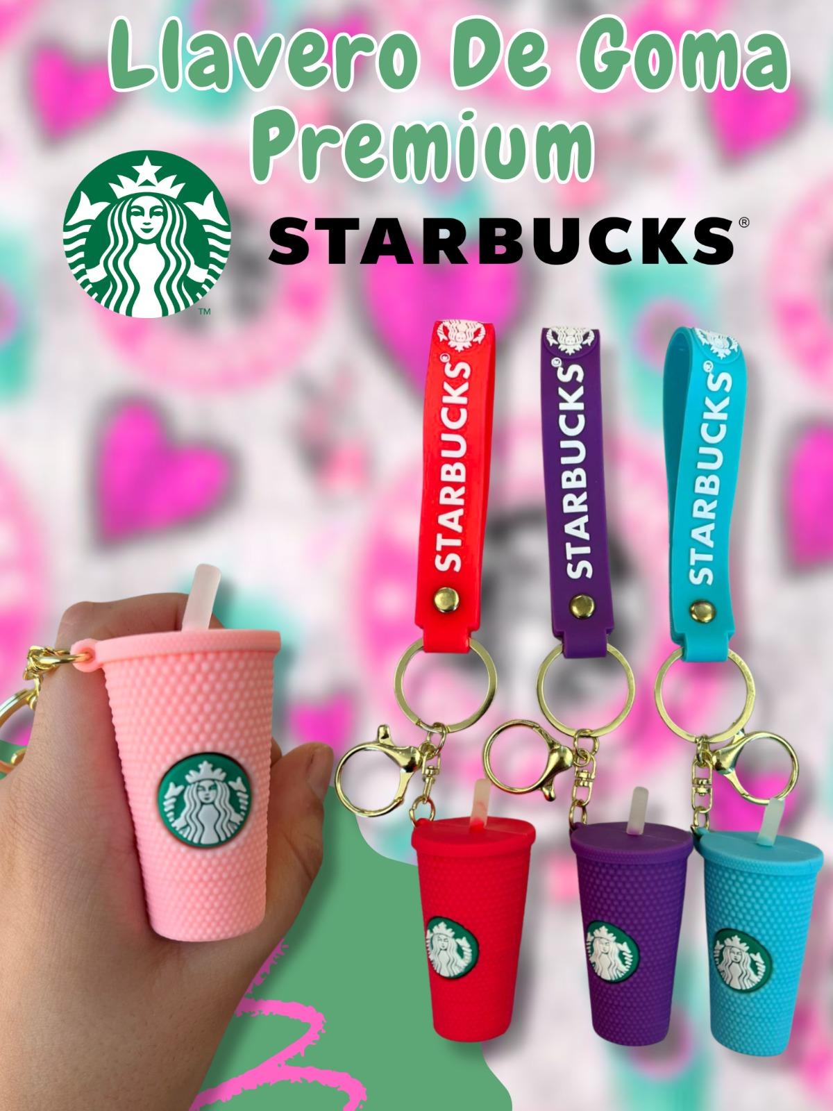 Llavero De Goma Premium Starbucks