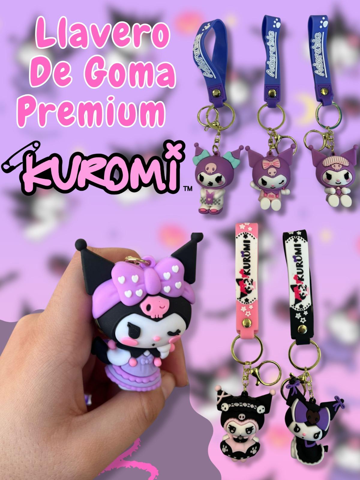 Llavero De Goma Premium Kuromi Surtidos