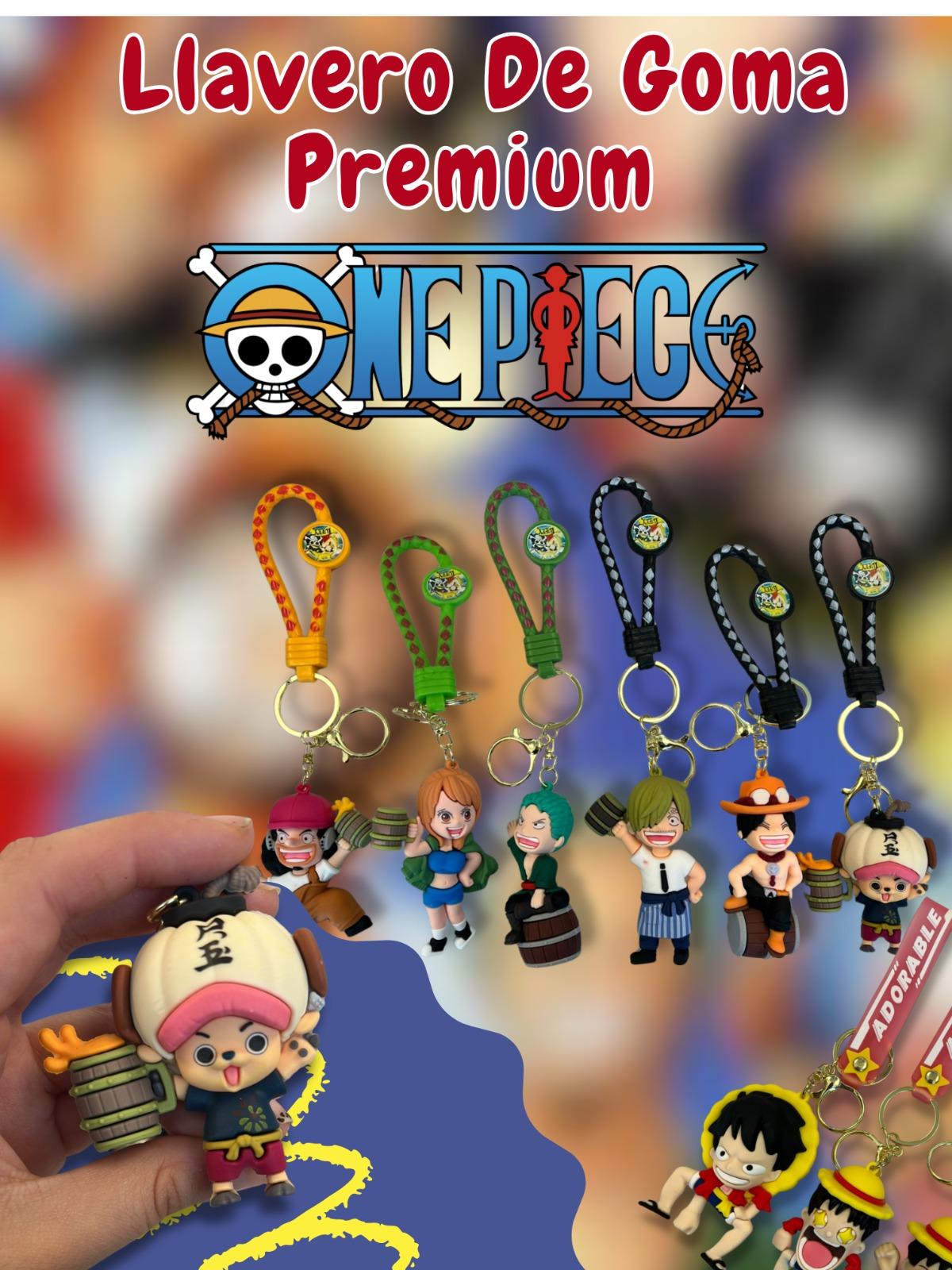 Llavero De Goma Premium One Piece