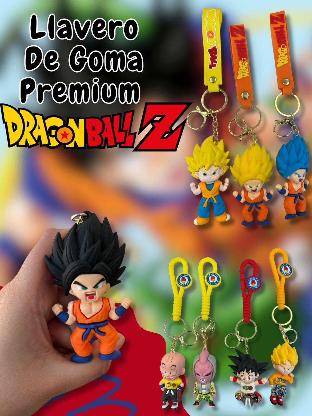 Llavero De Goma Premium Dragon Ball Z Surtidos