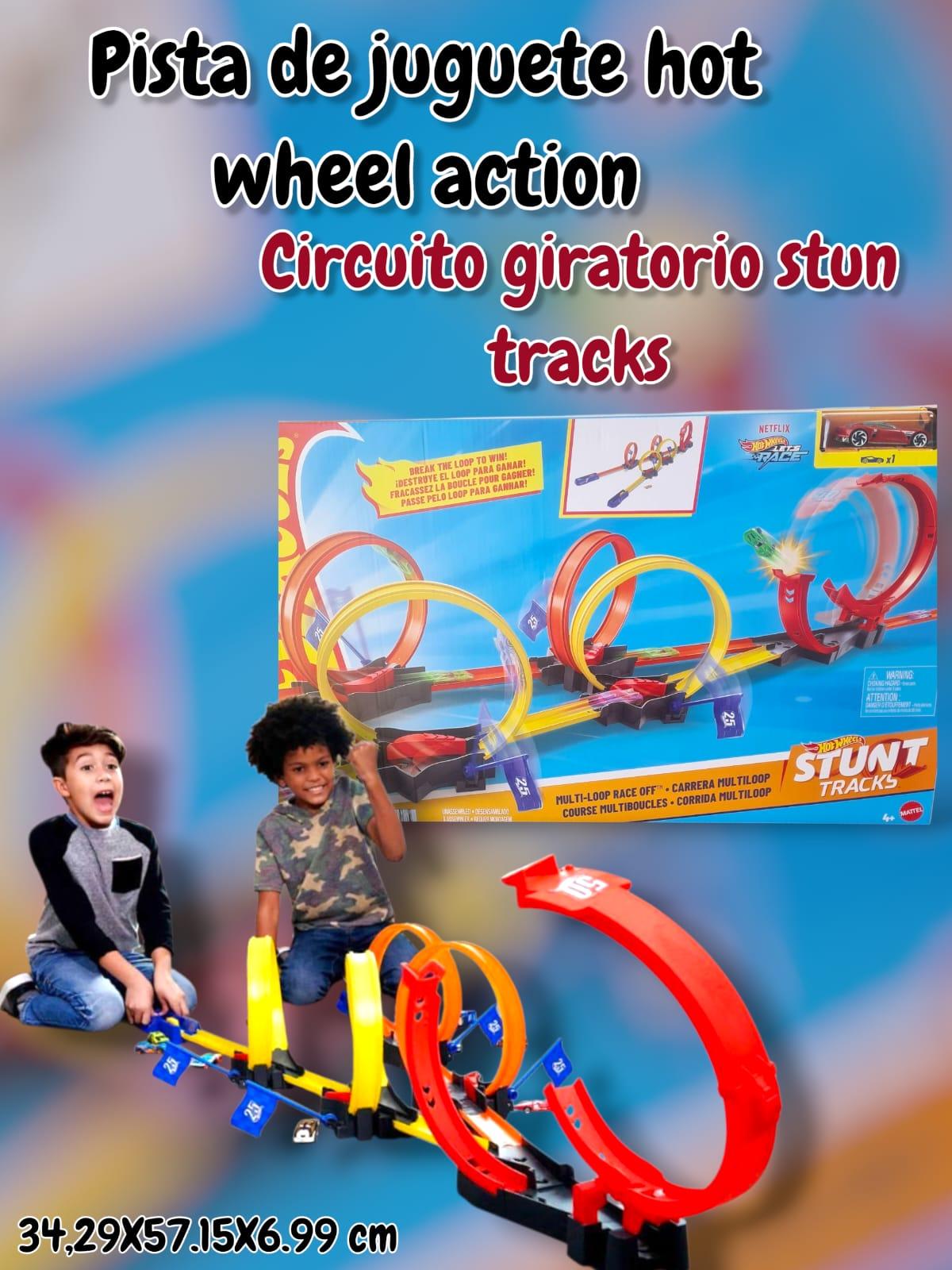 Pista original Hot Wheels Action Circuito Giratorio Stunt Tracks