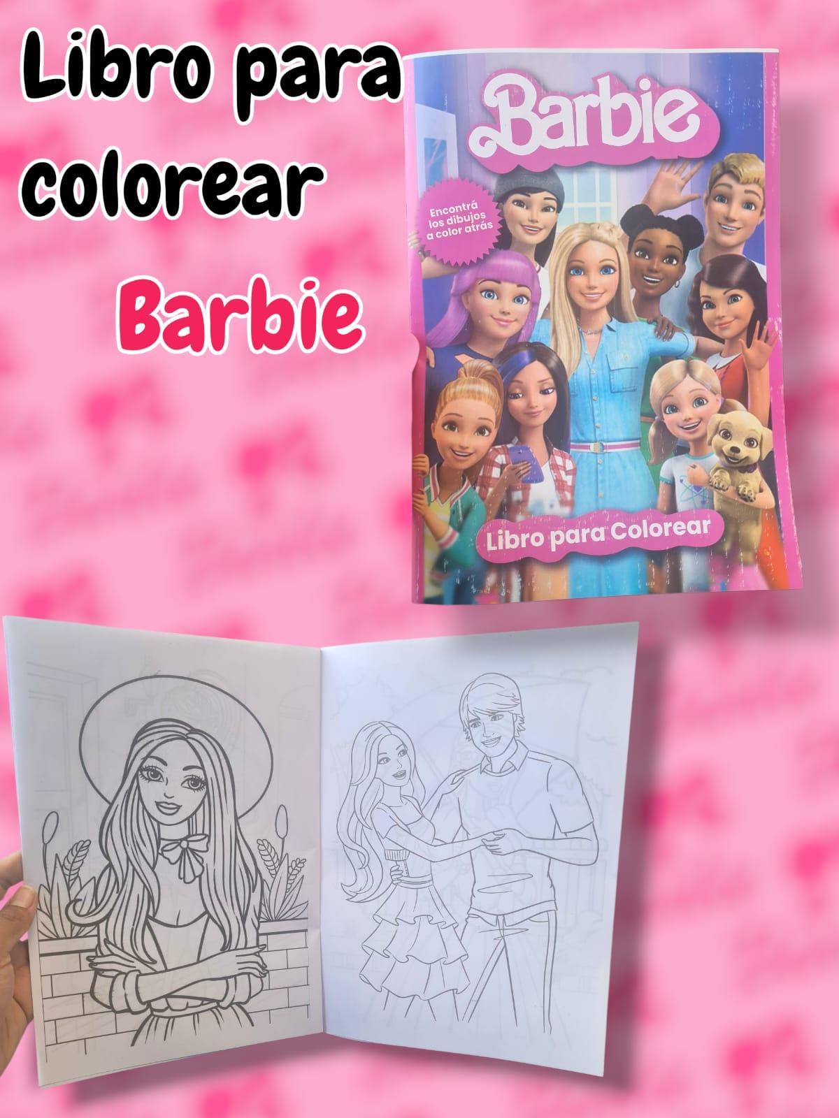 Libro Para Colorear Barbie
