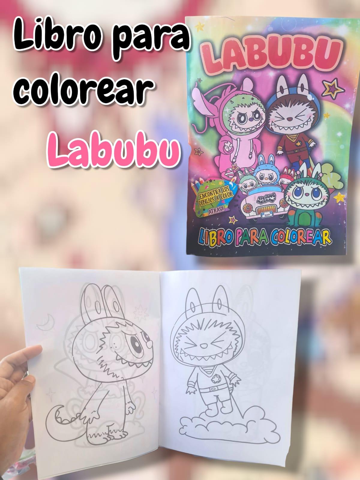 Libro Para Colorear Labubu