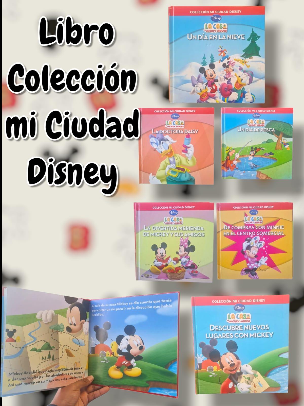 Libro tapa dura Disney Mickey Mouse coleccion Mi ciudad