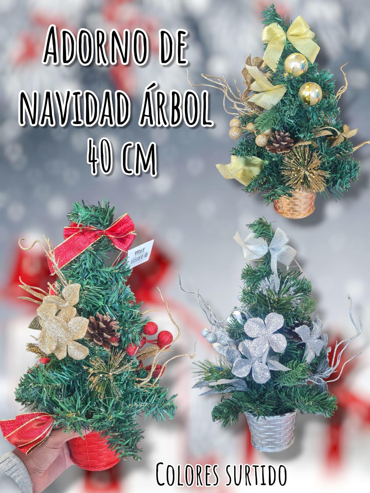 Adorno Navidad 40 cm colores surtidos