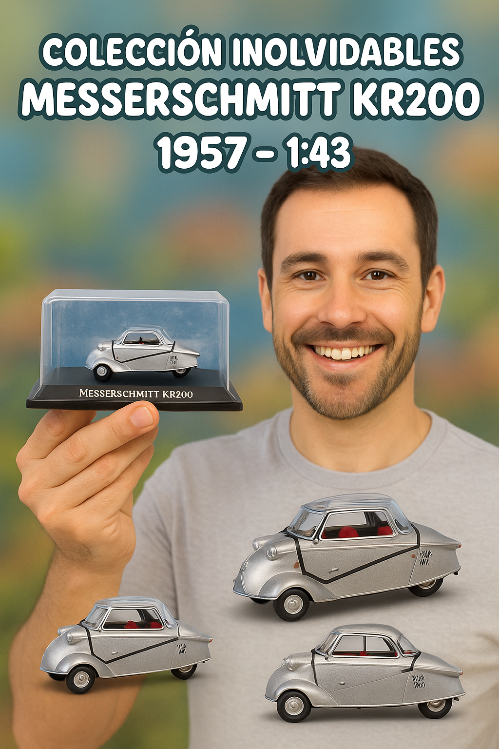 Auto Coleccion Inolvidables Messerschmitt Kr200 1957 1/43