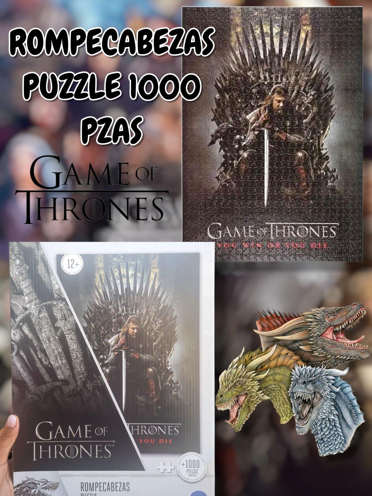 Puzzle Rompecabezas Game of Thrones Fantastic Beasts 1000 piezas