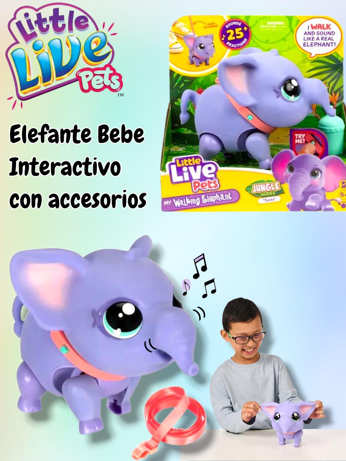 Little Live Pets Elefantito Interactivo