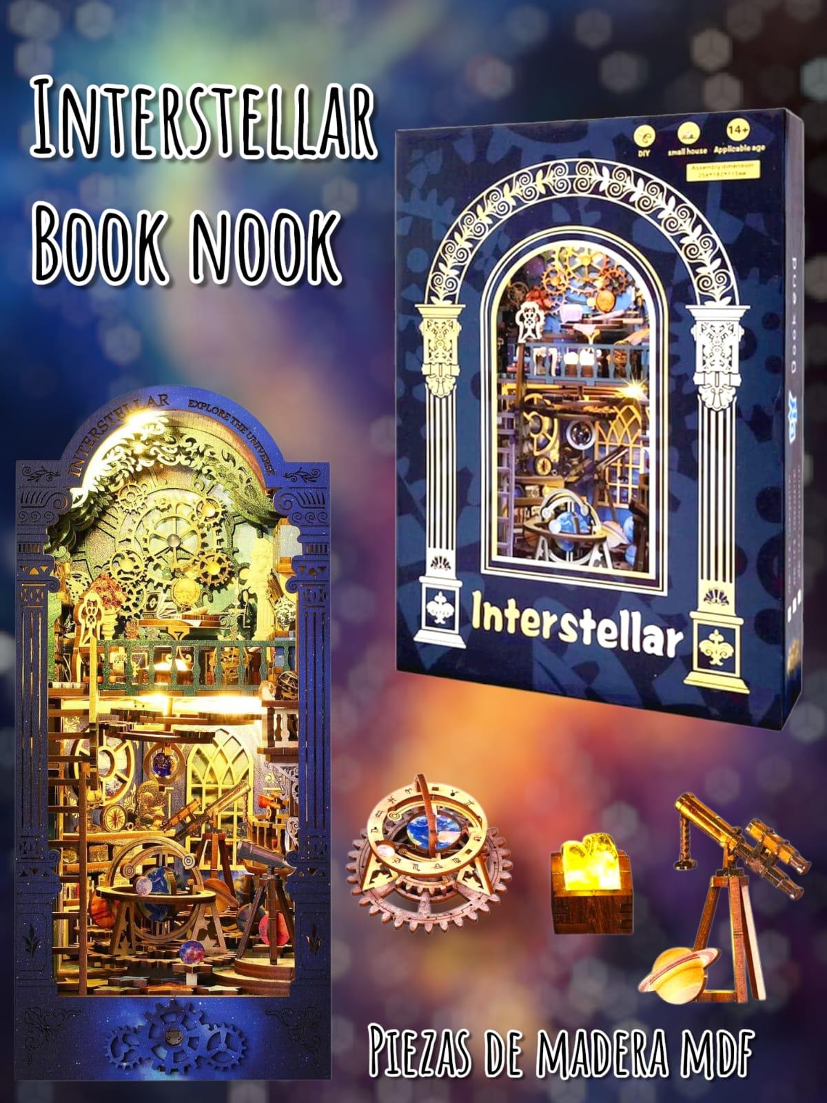 Interstellar Book Nook para Armar en MDF