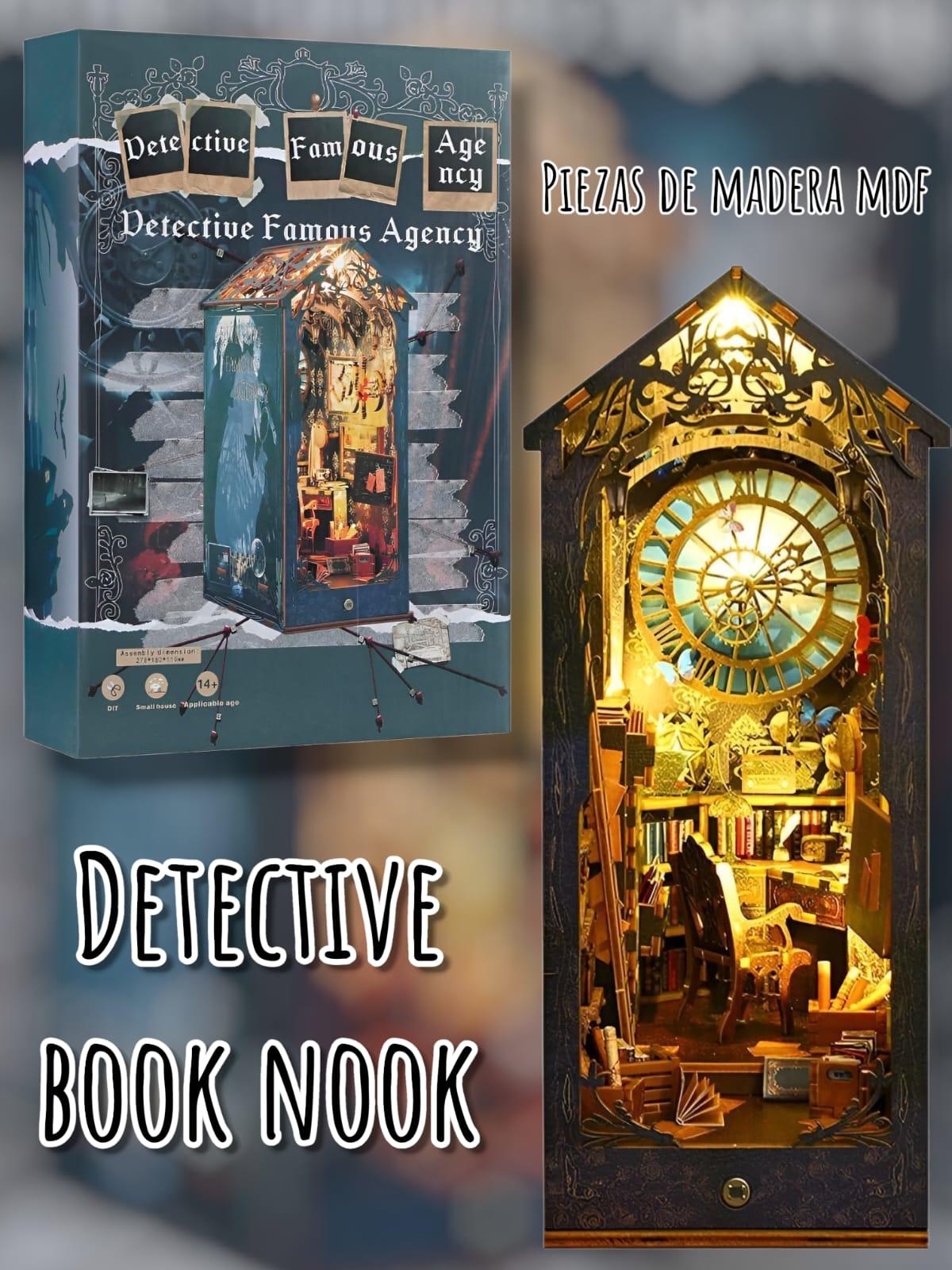 Detective Famouse Agency Book Nook para Armar