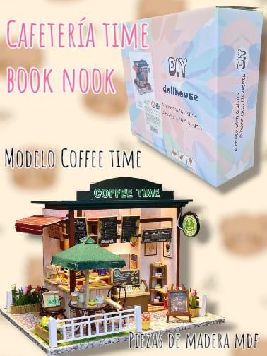 Cafeteria Coffee Time Tokoyaki Book Nook para Armar