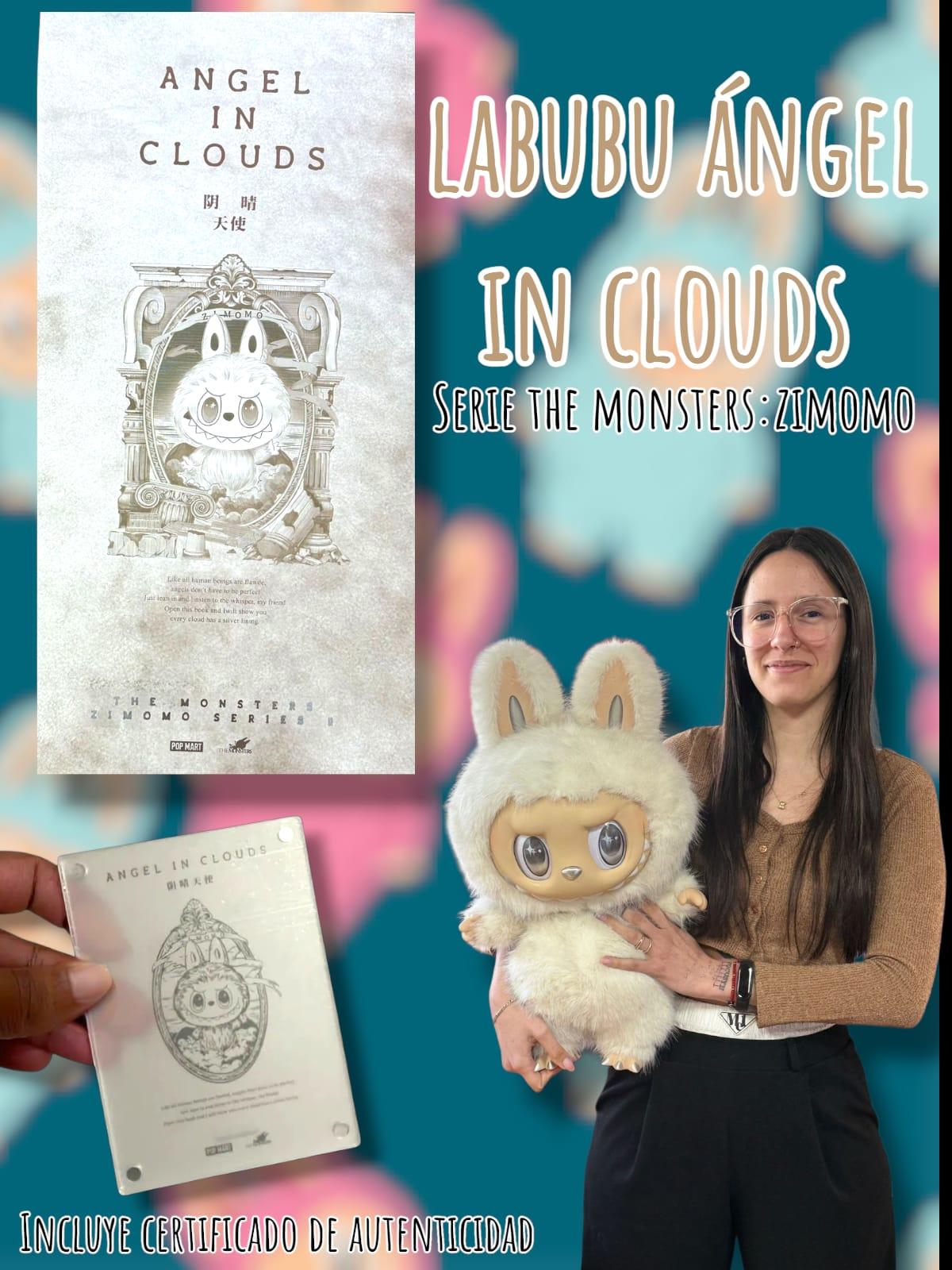 Labubu Angel In Clouds Pop Mart Zimomo