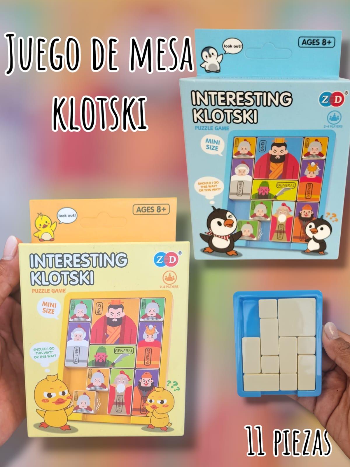 Juego de mesa ZD - Klotski