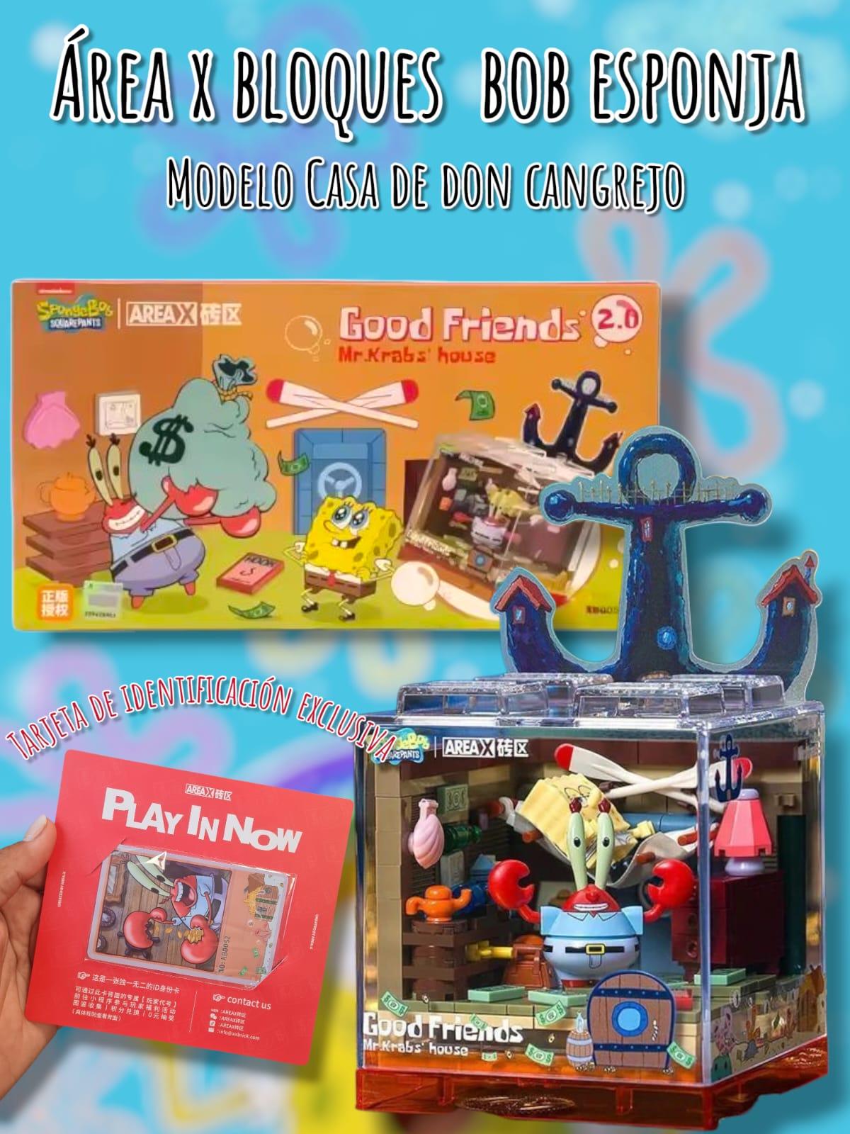 S Block Area X Bob Esponja Krabs House