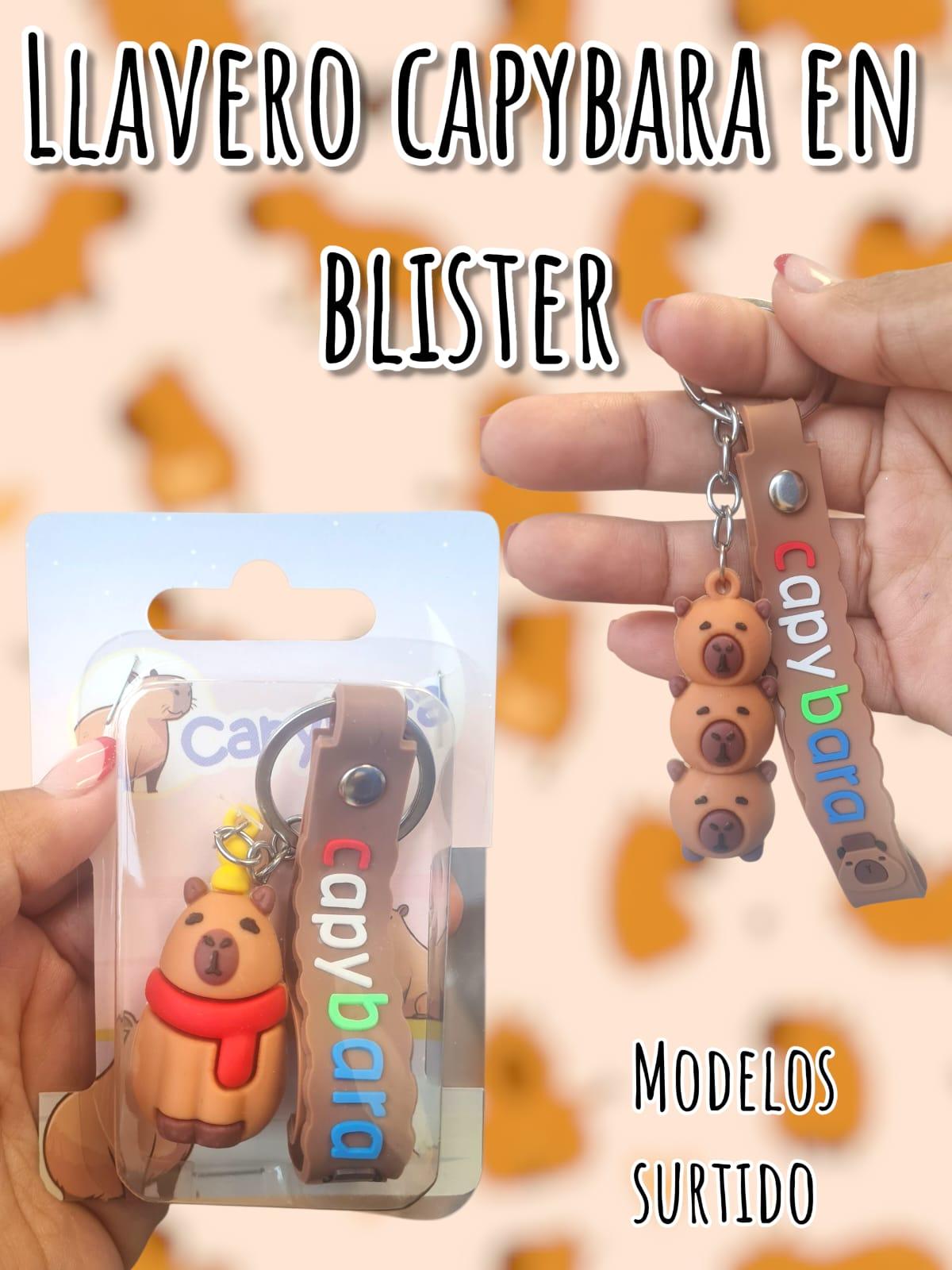 Llavero en blister Capybara 