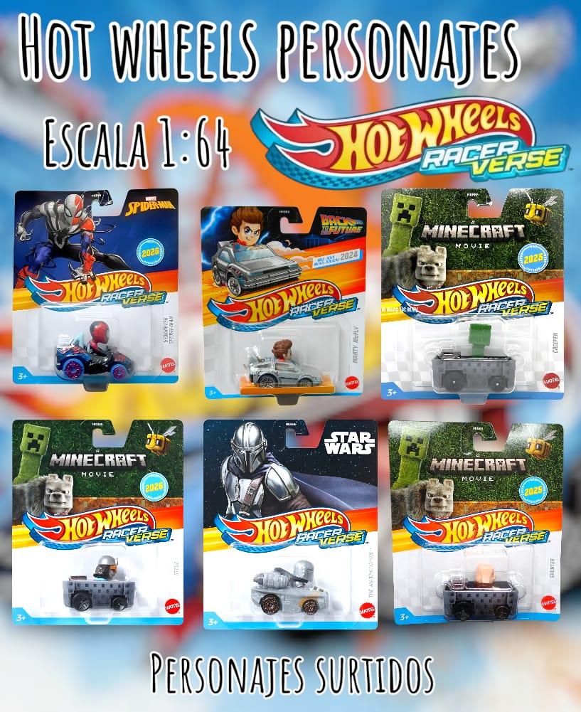 Hot Wheels Personajes en auto Racerverse