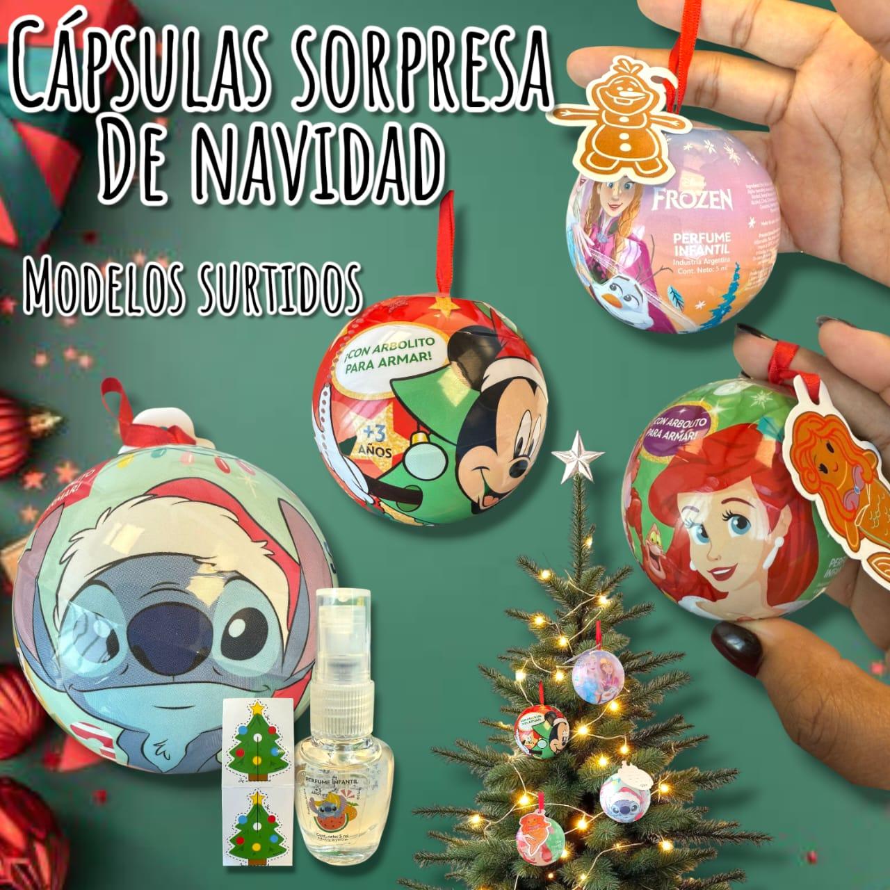 Capsulas de 70mm Sorpresa De Navidad