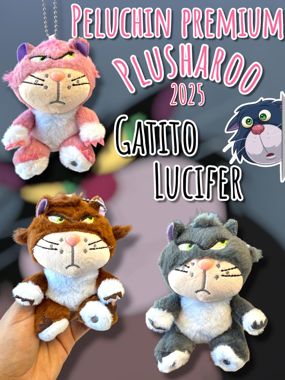 Peluchin Premium PLUSHAROO Gatito Lucifer 
