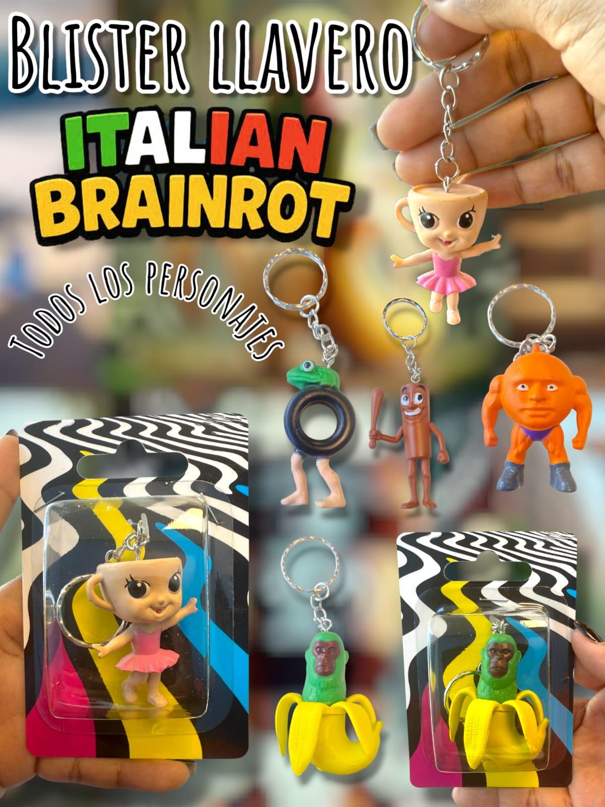 Llaveros Italian Brainrot en Blister
