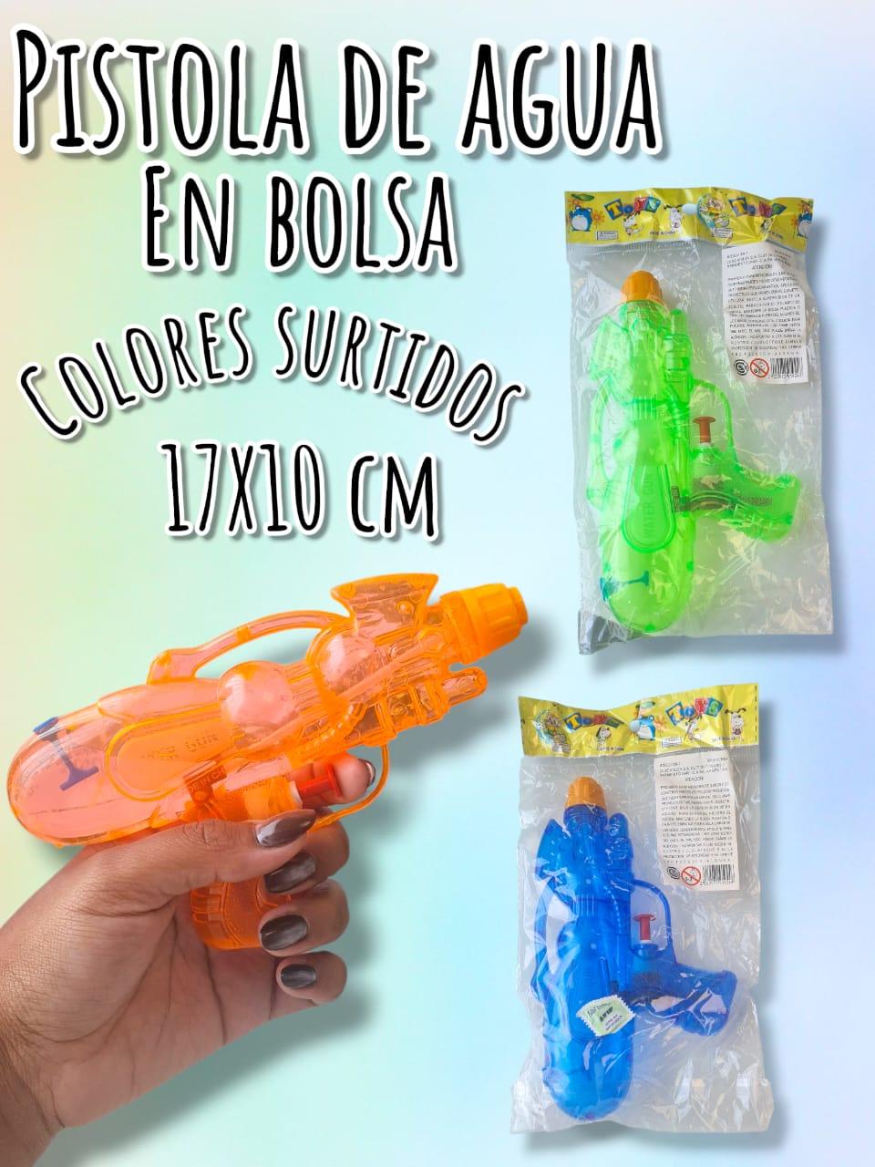 Pistola de Agua economica en bolsa ( 17 cm )