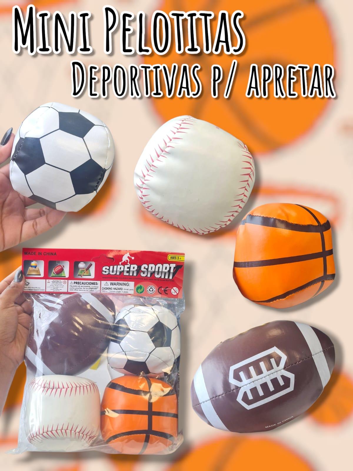 Set Mini Pelotitas para  Apretar x 4  MEDIANO