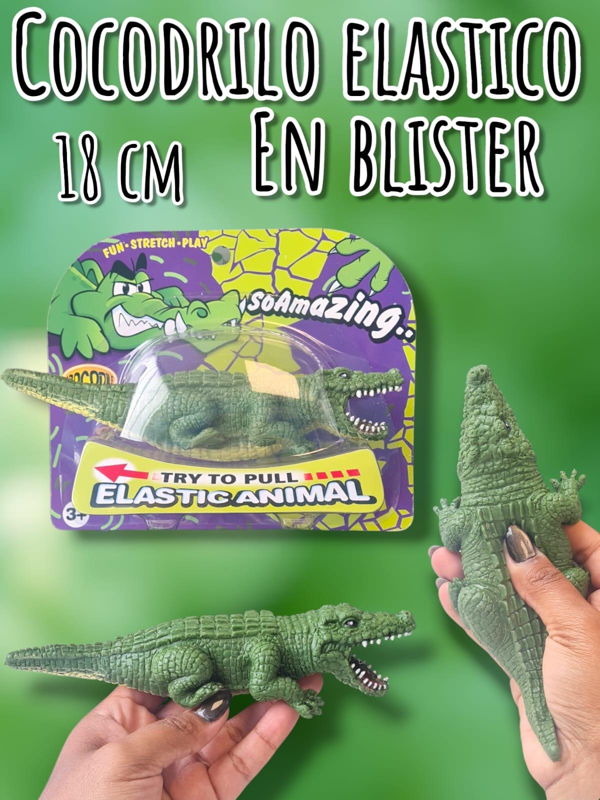 Cocodrilo Elastico En Blister ( Elastic Animalz )