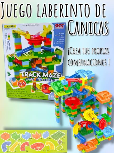 LABERINTO DE CANICAS ( bolitas ) 154 PCS TRACK MAZE