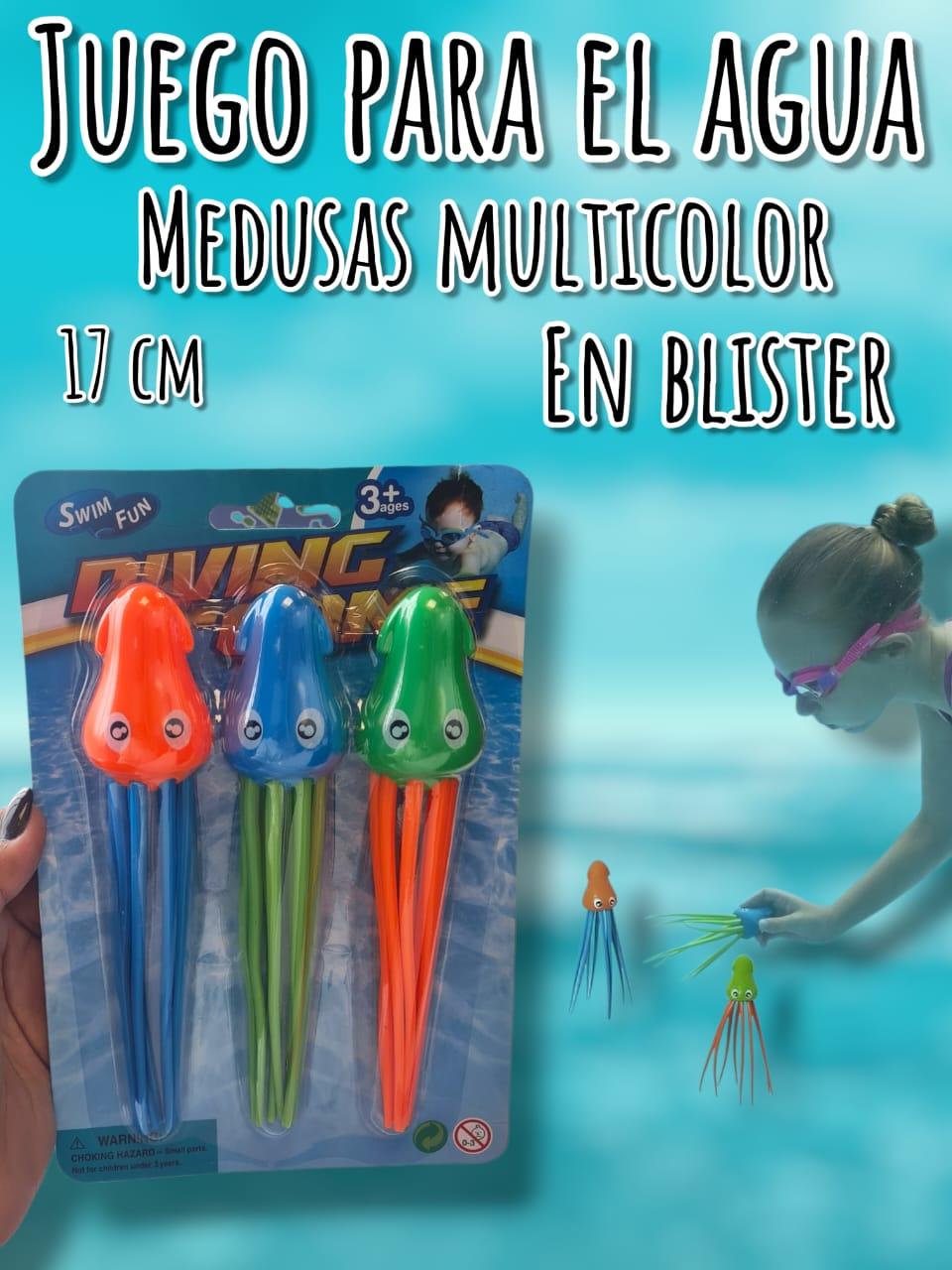 JUEGO PARA EL AGUA MEDUSAS MULTICOLOR