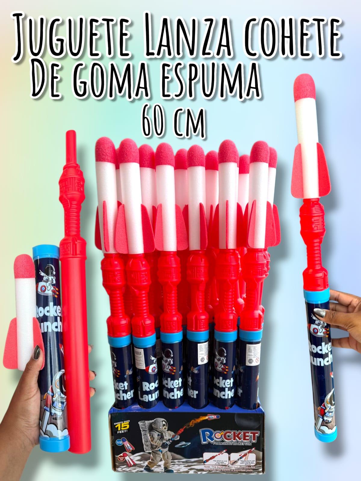 Juguete Lanza Cohete De Goma Espuma