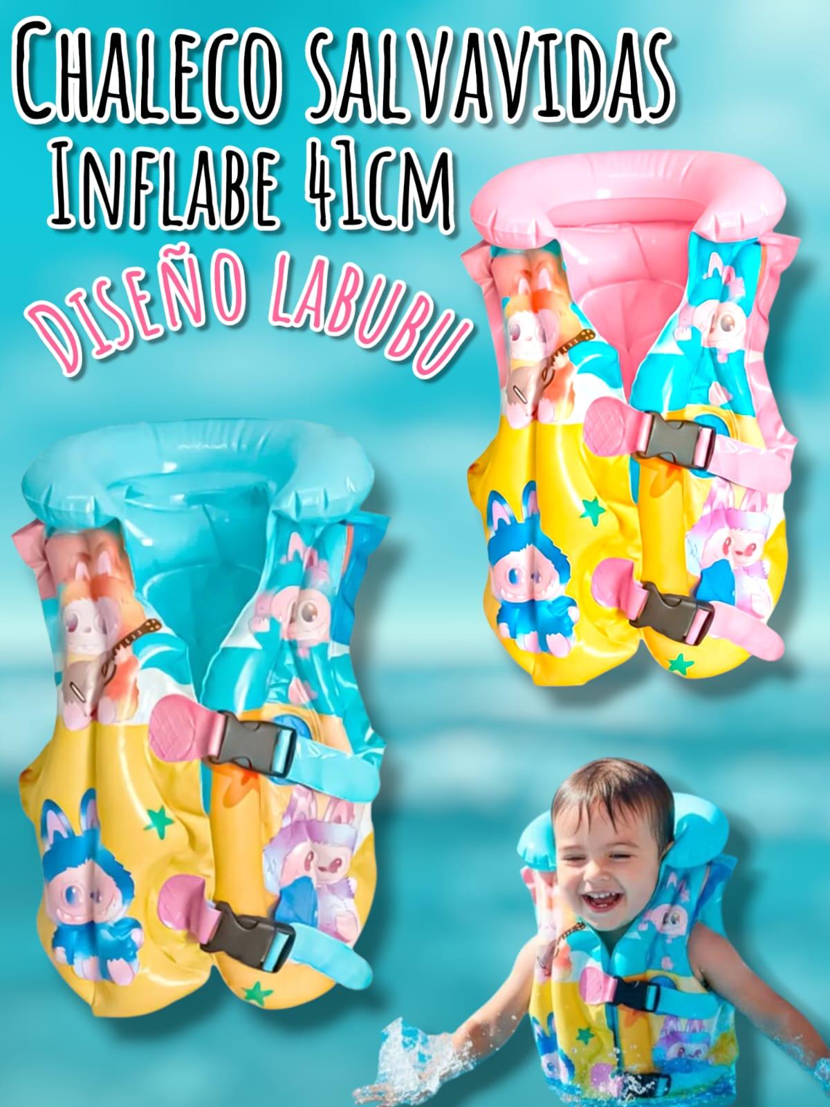 Chaleco salvavida Labubu inflable