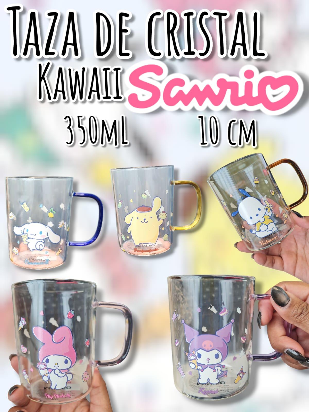 Taza De Cristal Kawaii 350 ml