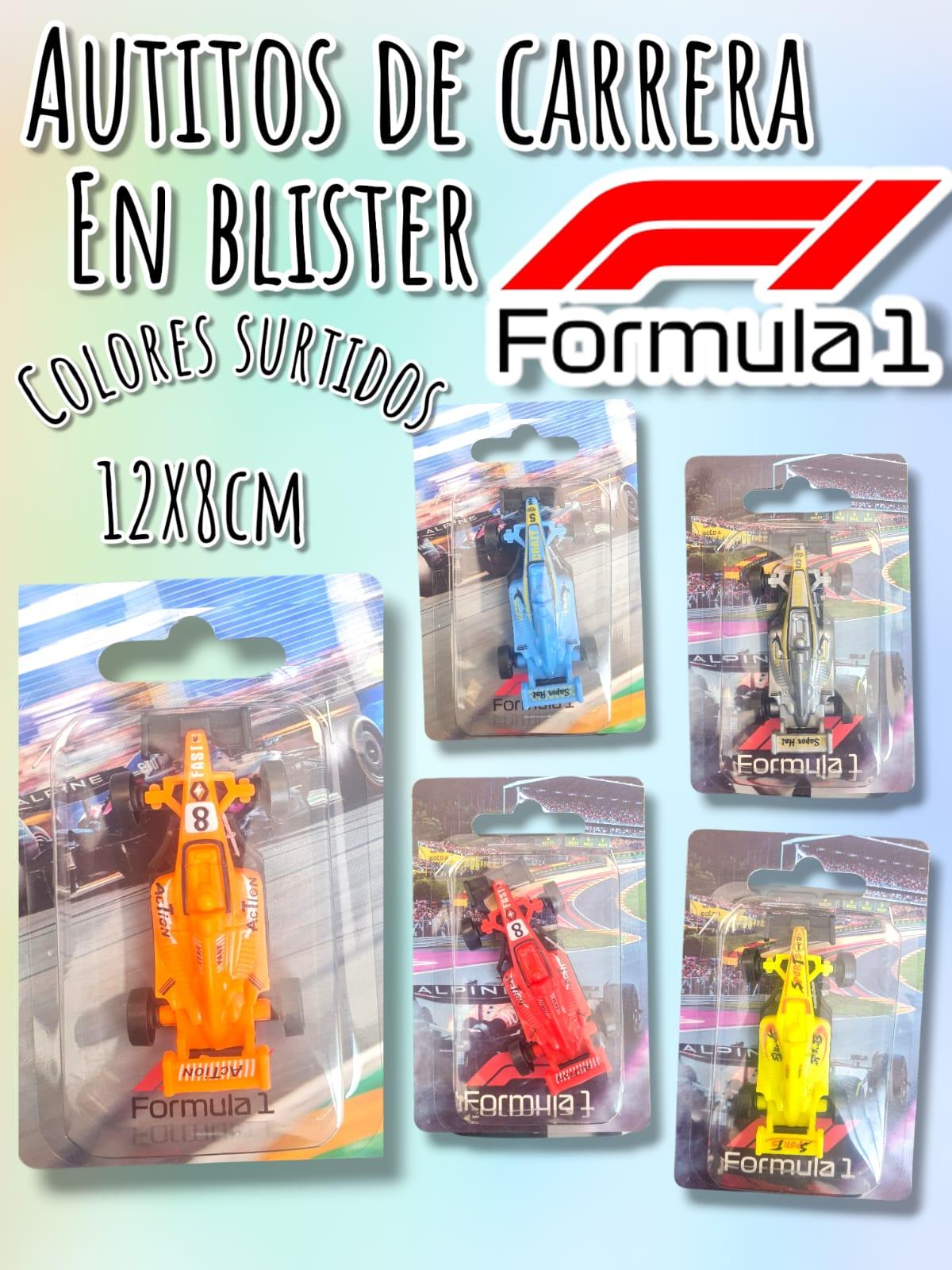 Autitos de Carrera en Blister Formula 1