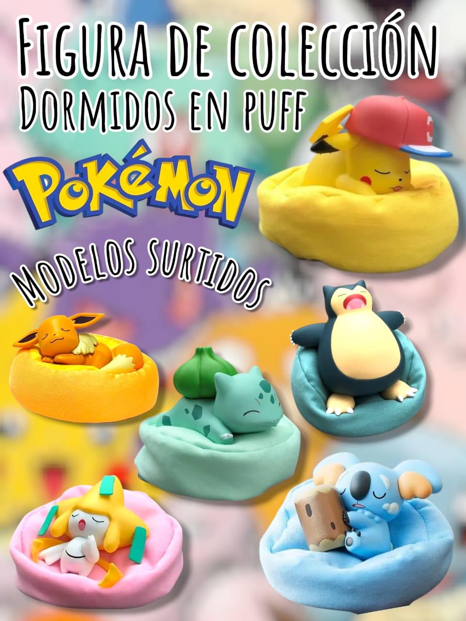 Figuras De Colección dormidos en puff pokemon 