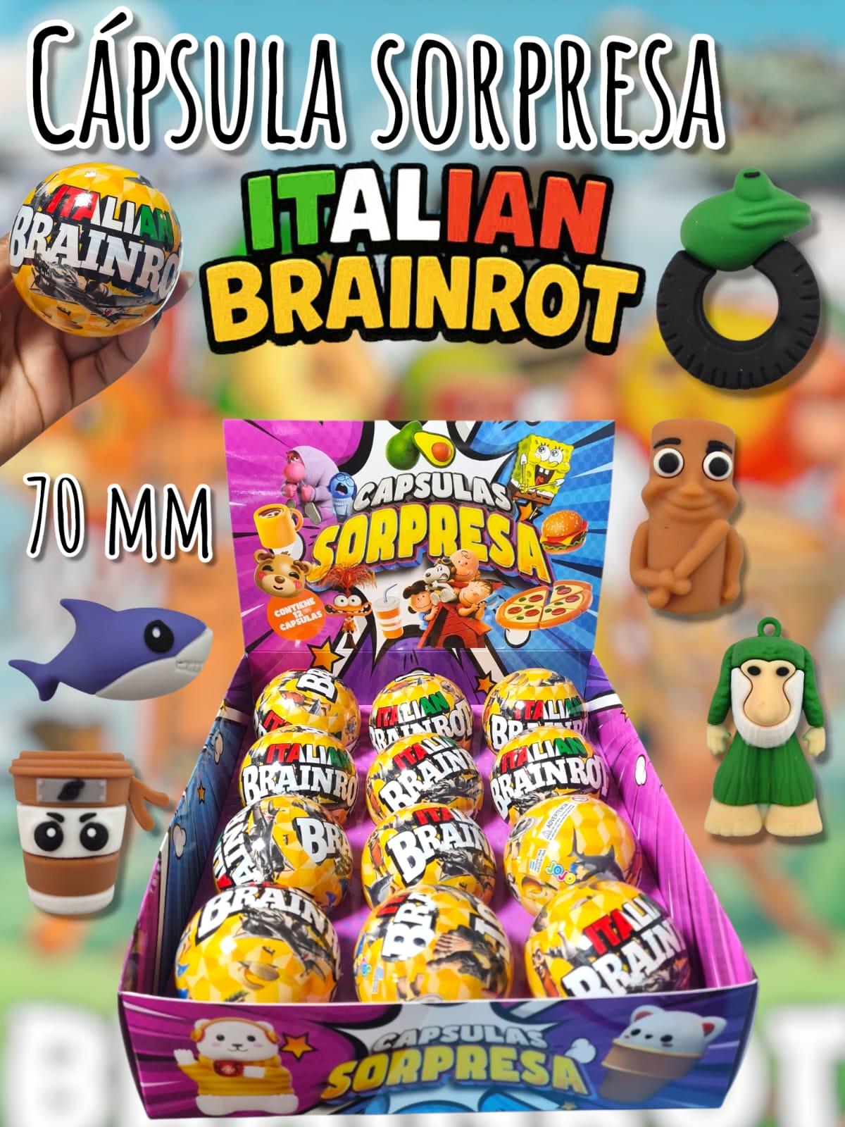 Capsula de 70mm Sorpresa Italian Brainrot