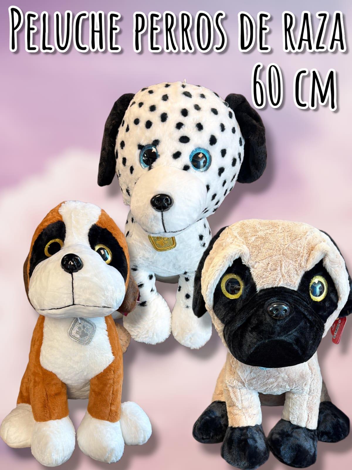 PERROS SENTADOS 3 RAZAS 60CM