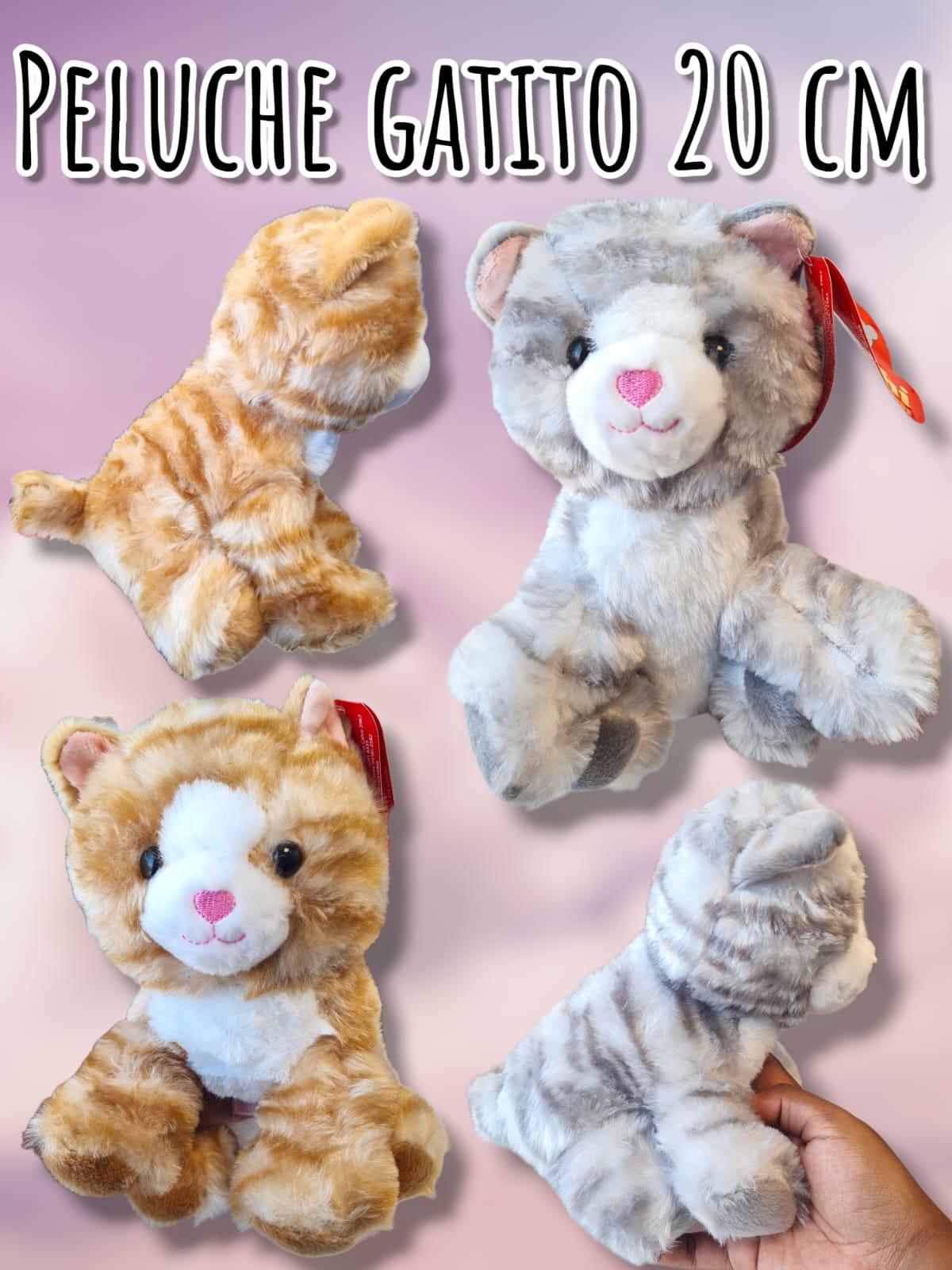  PELUCHE GATITO SENTADO 20 CM