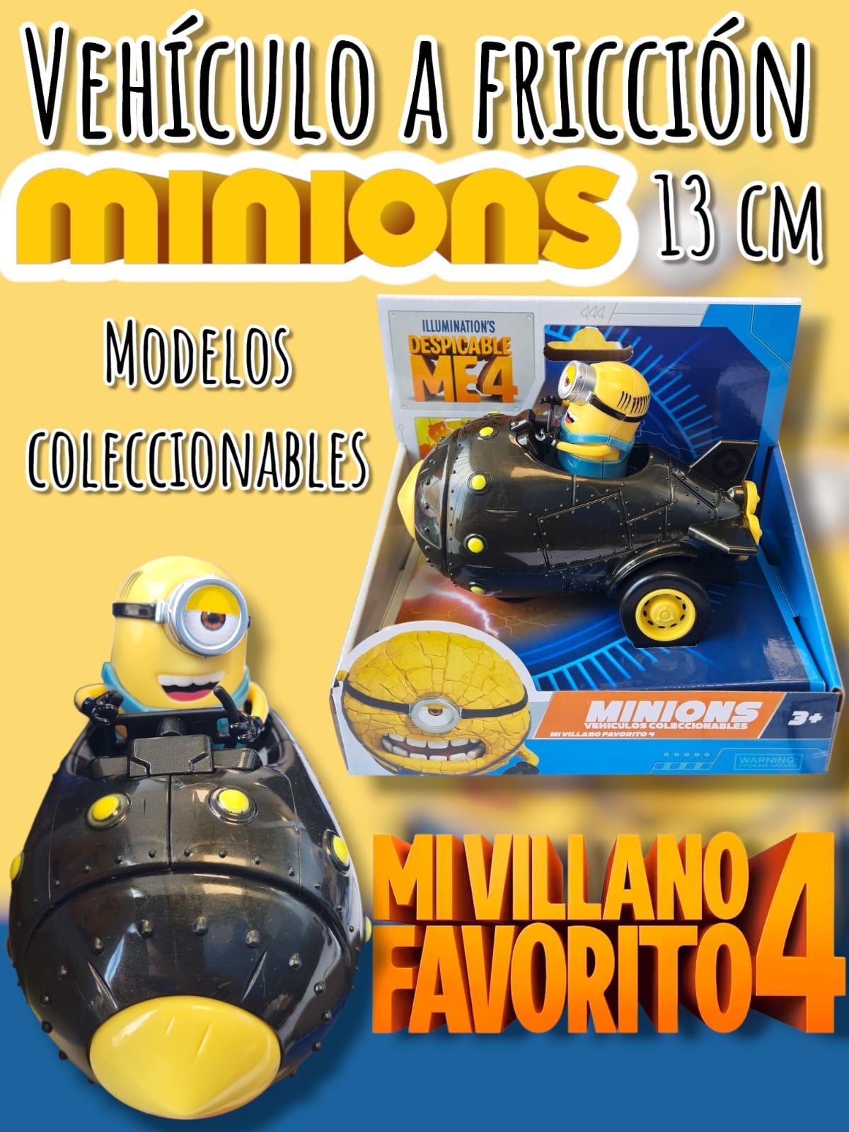 VEHICULO A FRICCION MINIONS  13 CM