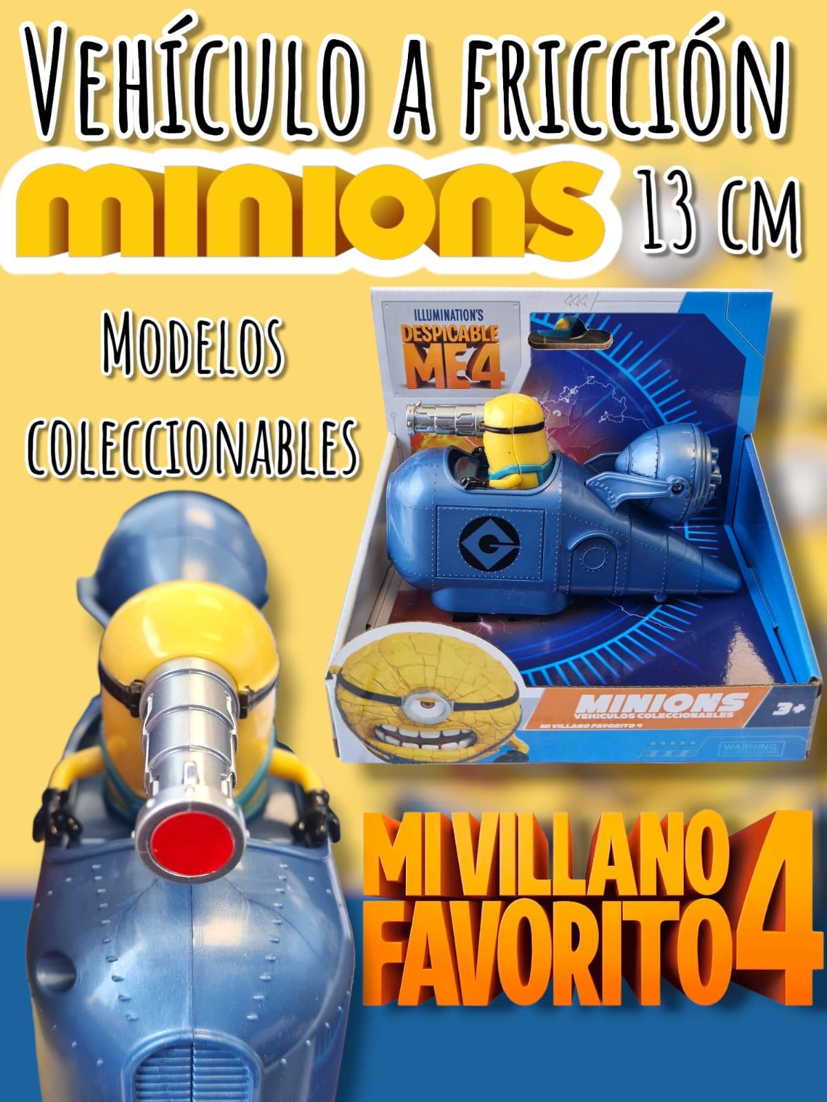 VEHICULO A FRICCION MINIONS 13 CM