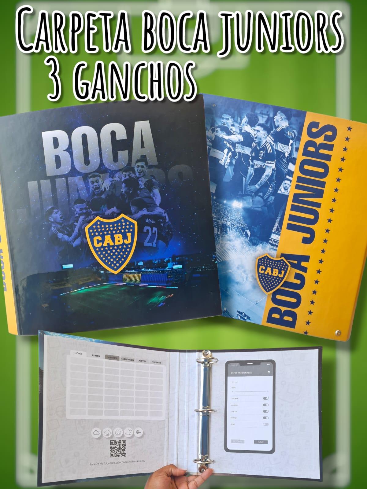 CARPETA BOCA JUNIORS