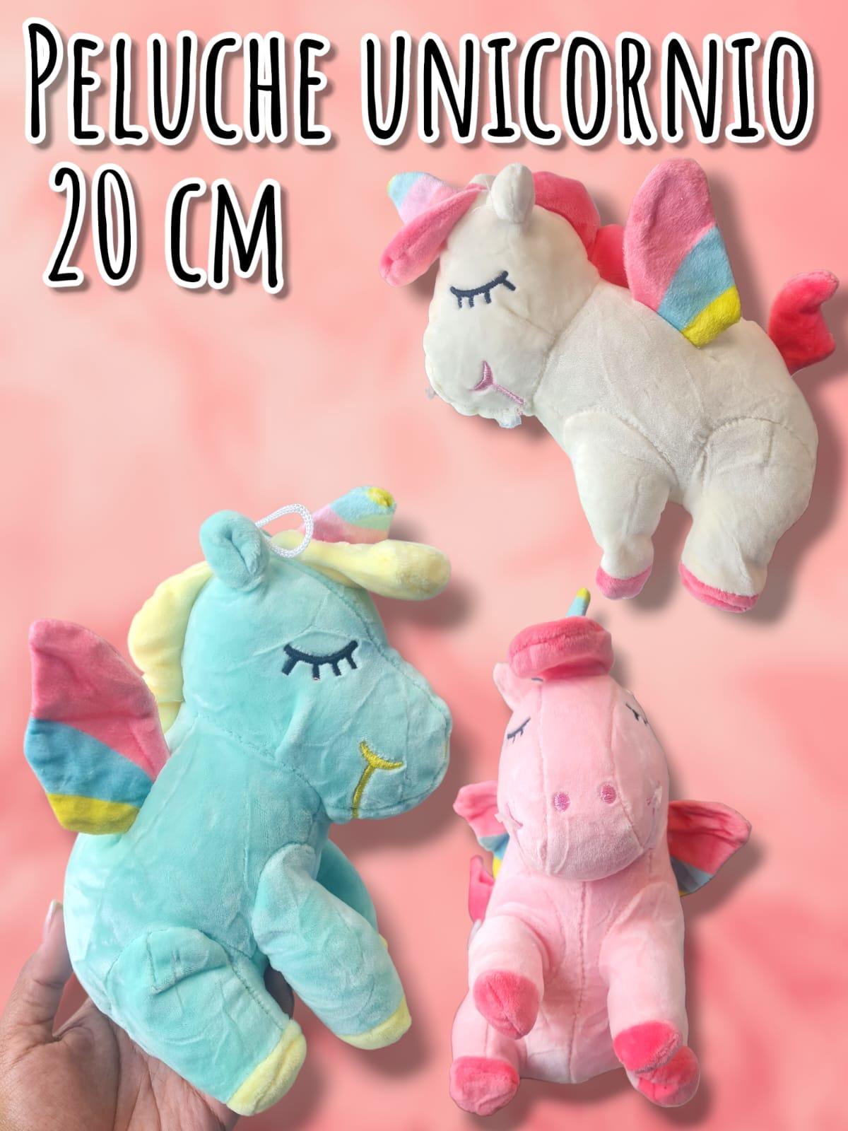 Peluche unicornio 20 cm
