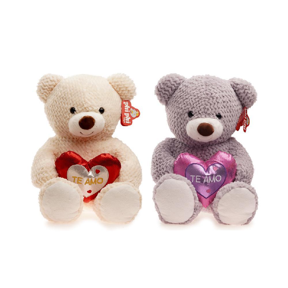 PELUCHES OSOS CON CORAZON 40CM