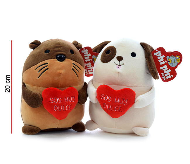 ANIMALITOS SPANDEX CON CORAZON 20CM