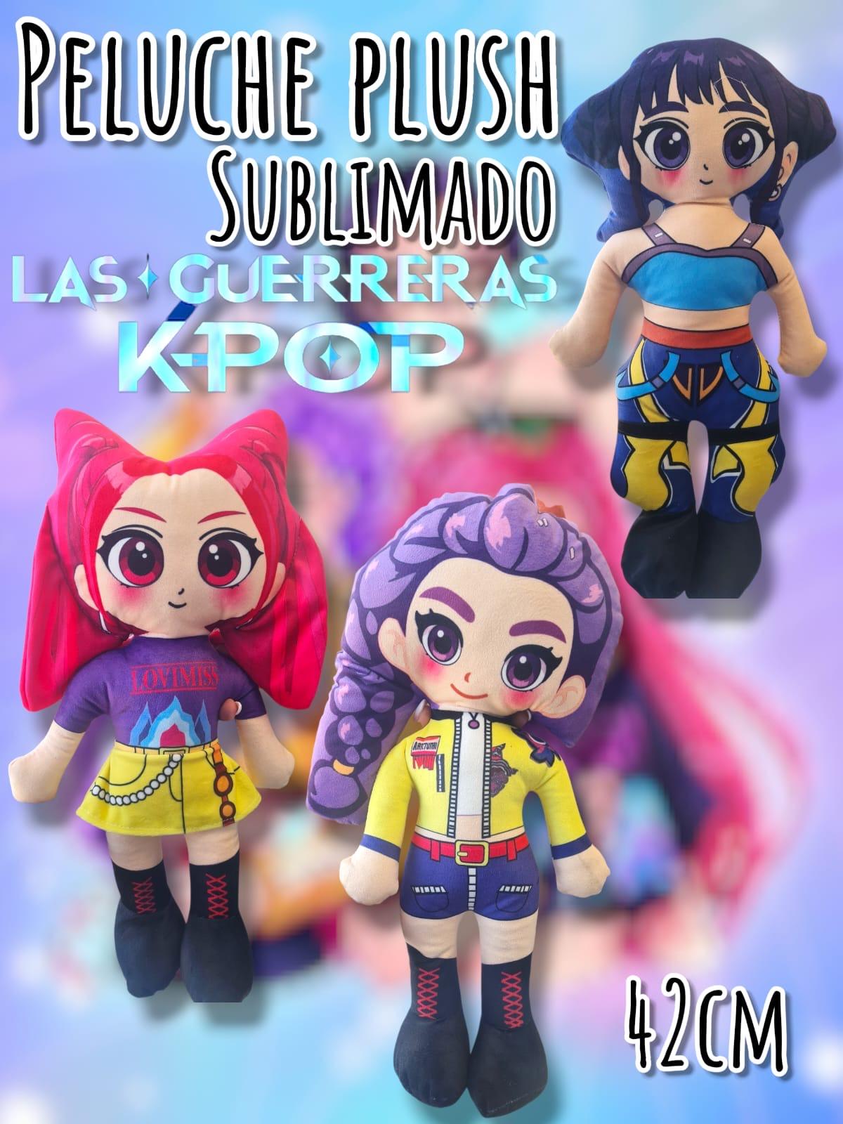 Peluche plush sublimado guerreras 42 cm