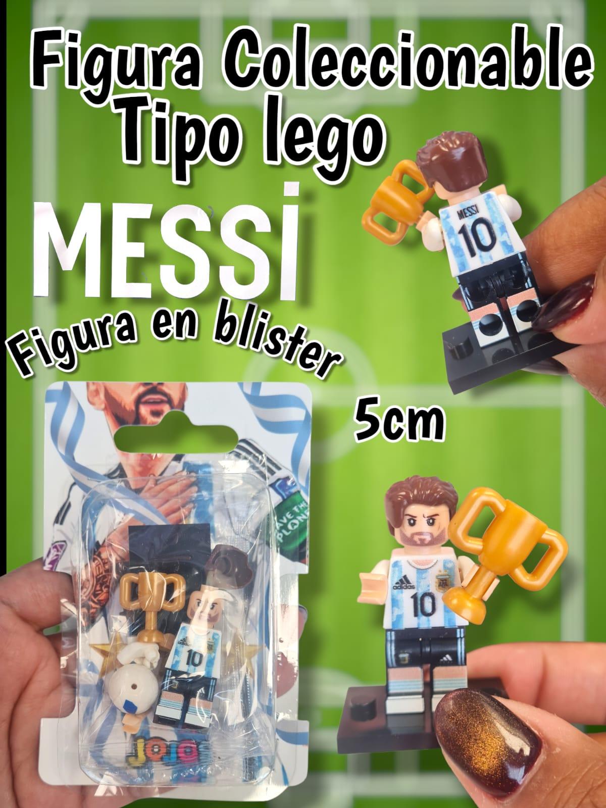 Figura Coleccionable Tipo Lego MESSI en blister