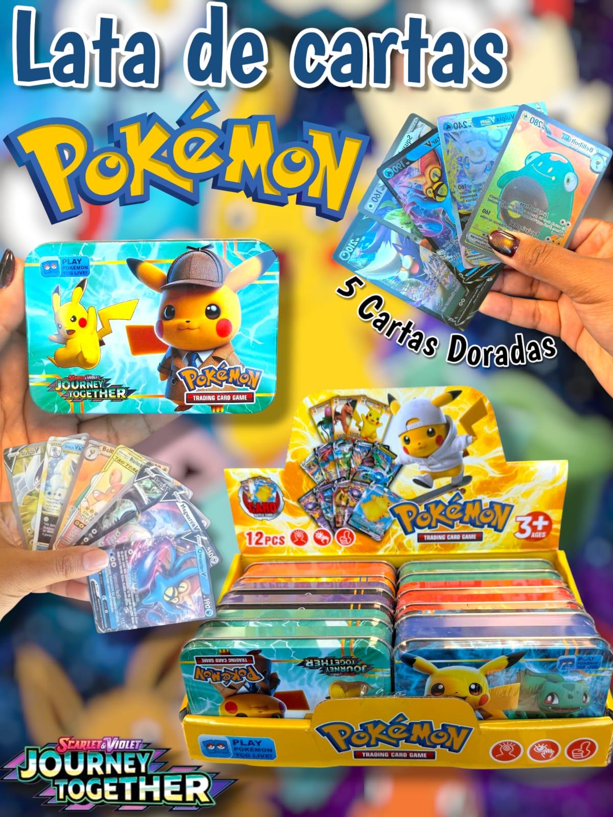 LATA DE CARTAS POKEMON " Journey together "
