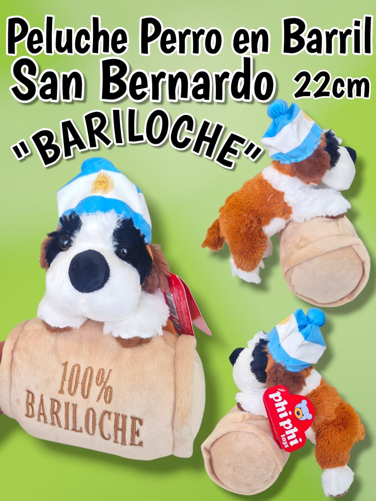 Perro san bernardo en barril " Bariloche "