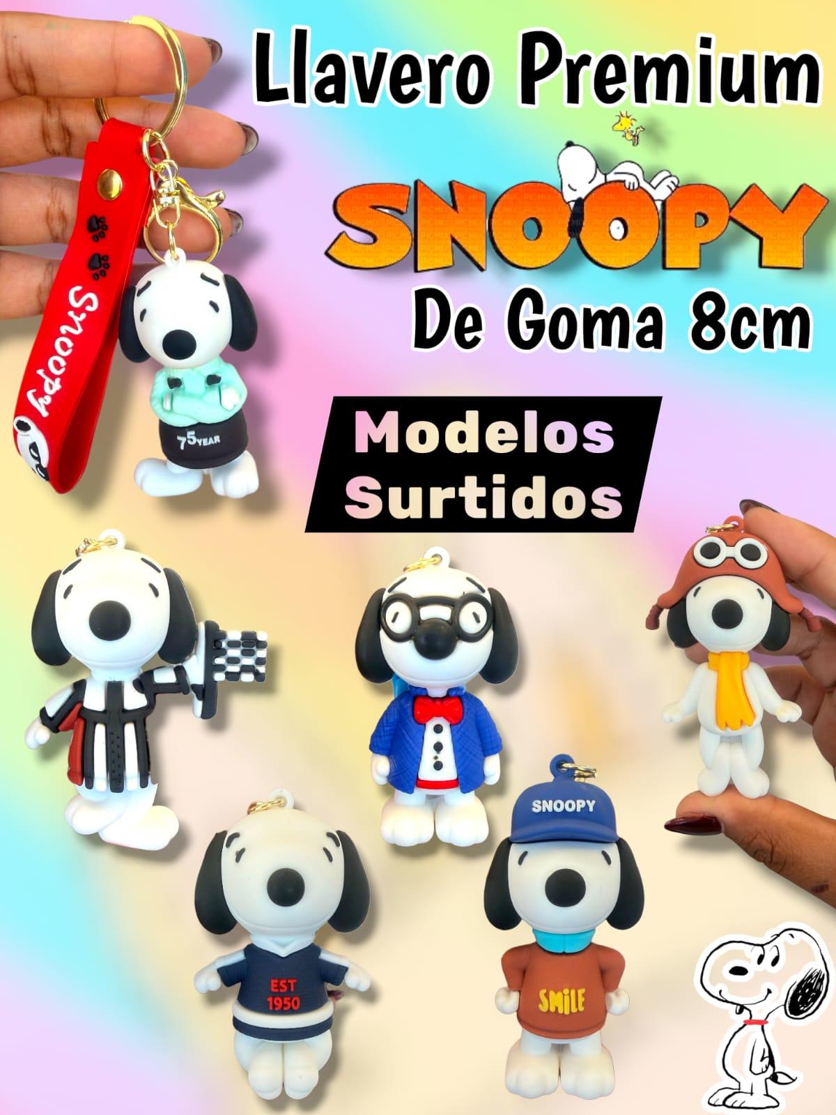 LLAVERO PREMIUM DE GOMA SNOOPY
